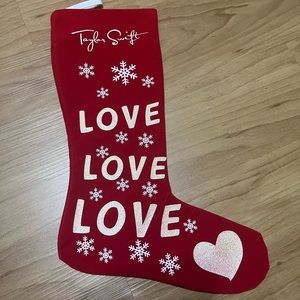 Taylor Swift Love Love Love Holiday Stocking